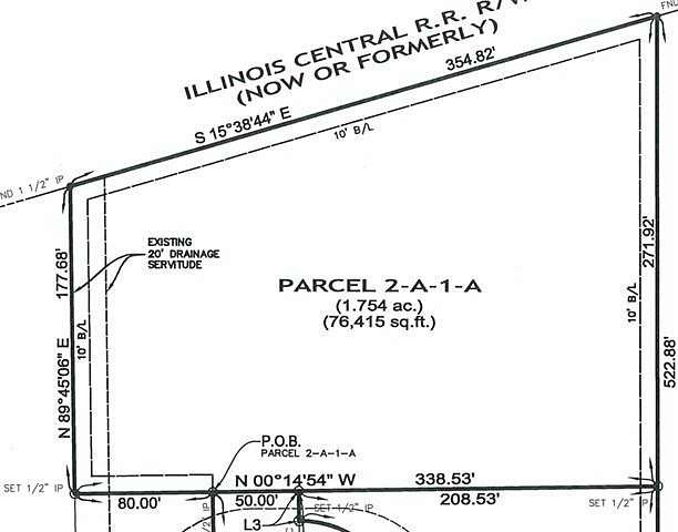 1.75 Acres of Commercial Land for Sale in Hammond, Louisiana