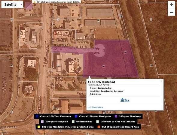 1.75 Acres of Commercial Land for Sale in Hammond, Louisiana