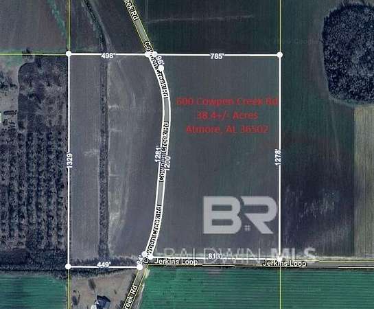 38.4 Acres of Agricultural Land for Sale in Atmore, Alabama