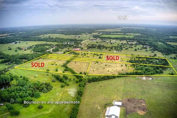 5 Acres of Residential Land for Sale in Trenton, Texas