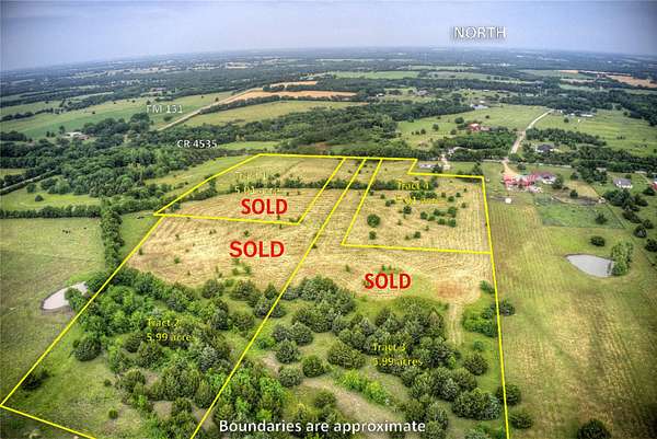 5 Acres of Residential Land for Sale in Trenton, Texas