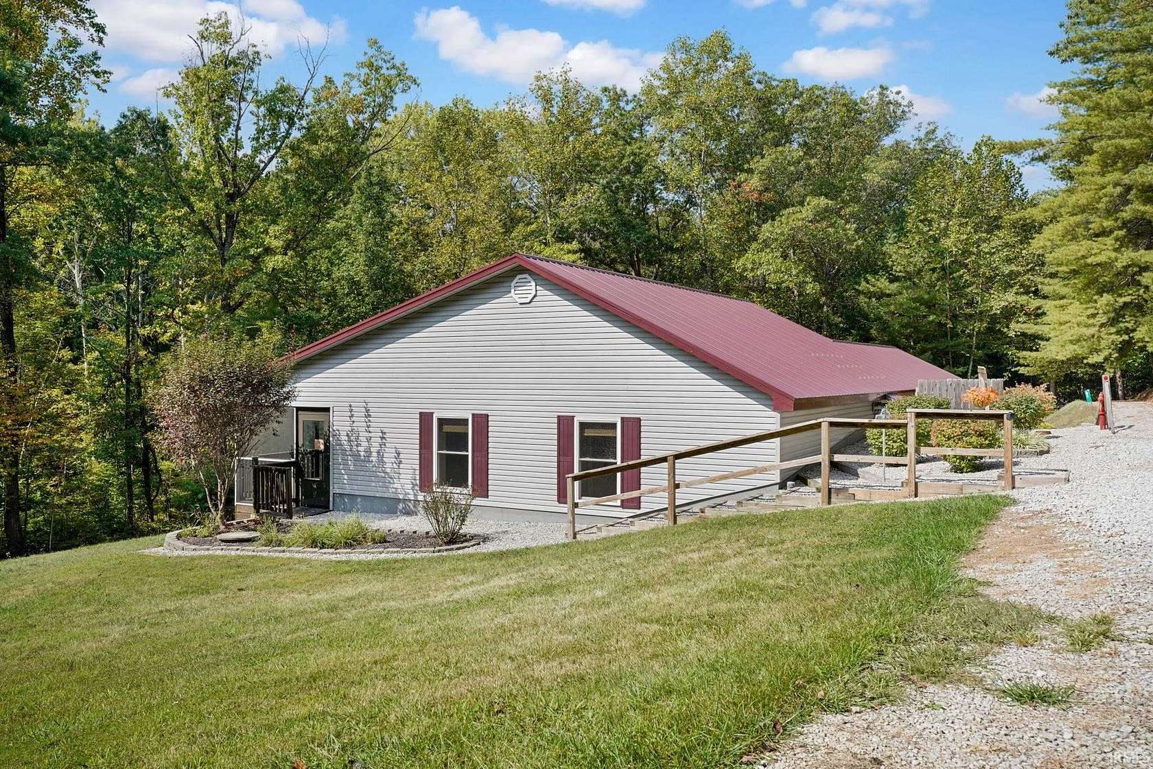 2 Acres of Residential Land with Home for Sale in Nashville, Indiana