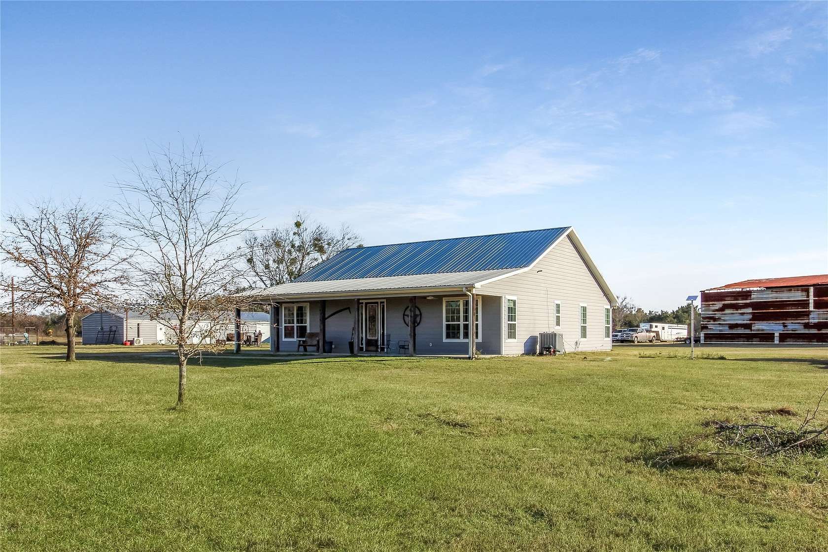 5 Acres of Land with Home for Sale in Scurry, Texas