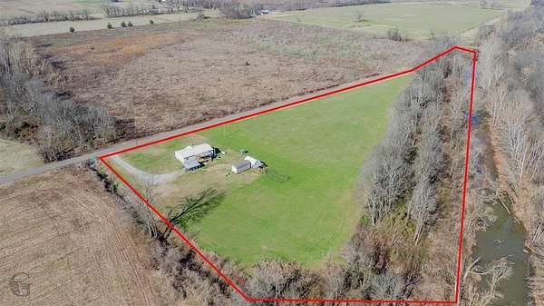 9 Acres of Residential Land with Home for Sale in Plain Dealing, Louisiana