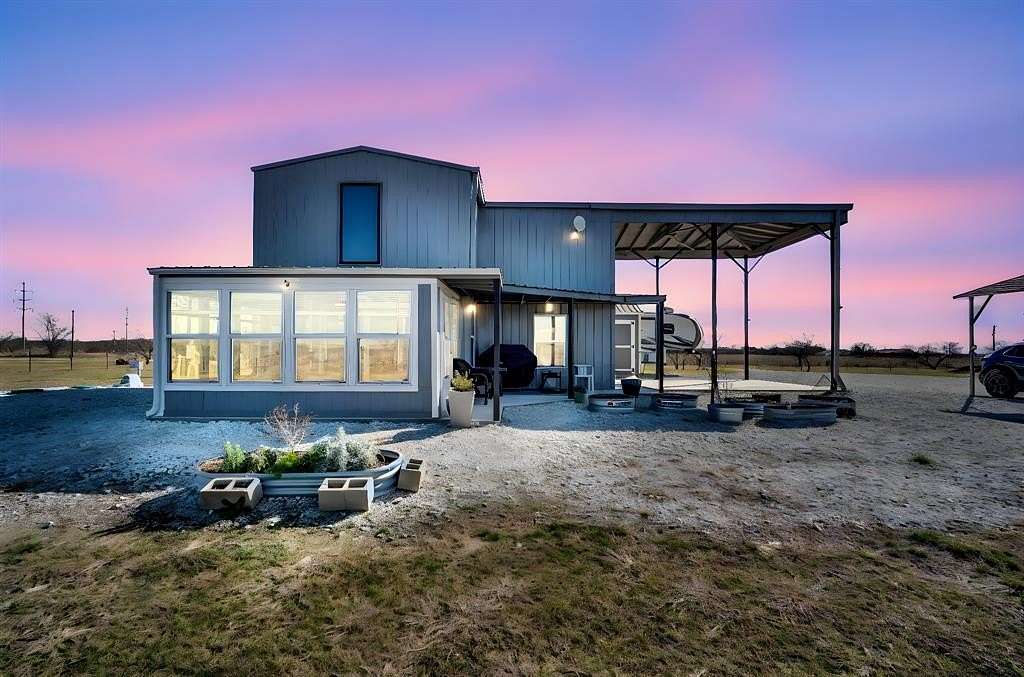 5 Acres of Residential Land with Home for Sale in Whitney, Texas