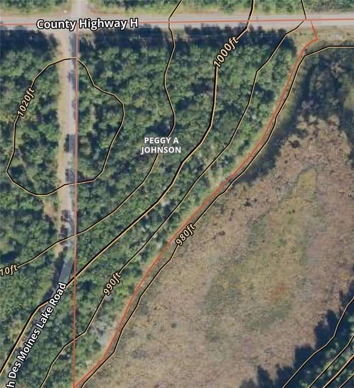 5.38 Acres of Land for Sale in Webb Lake, Wisconsin
