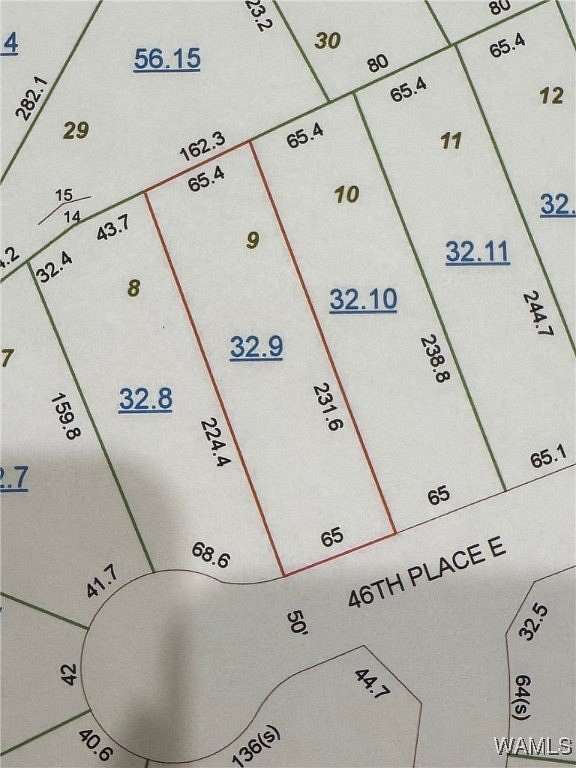0.35 Acres of Residential Land for Sale in Tuscaloosa, Alabama