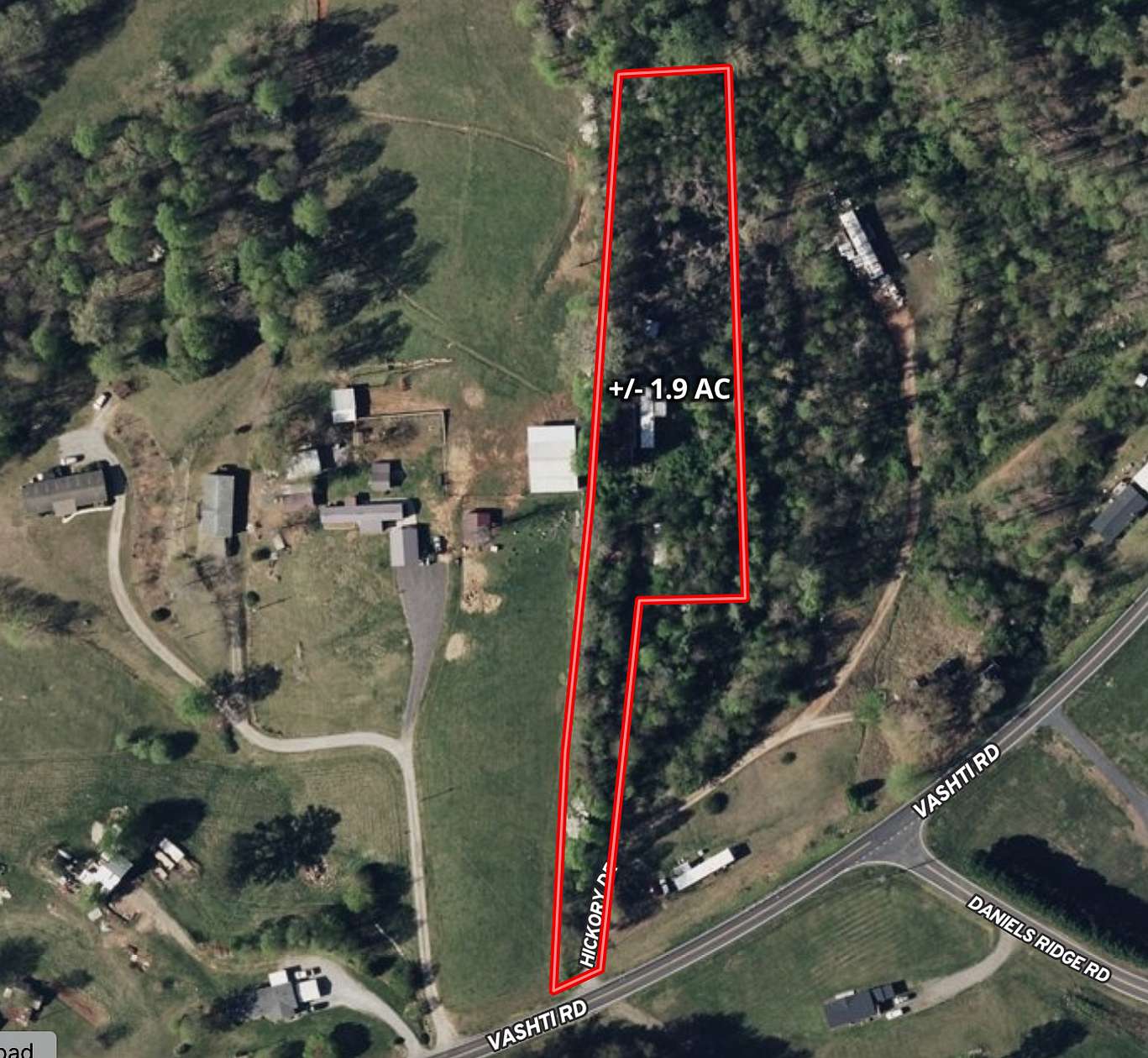 1.9 Acres of Land for Auction in Taylorsville, North Carolina