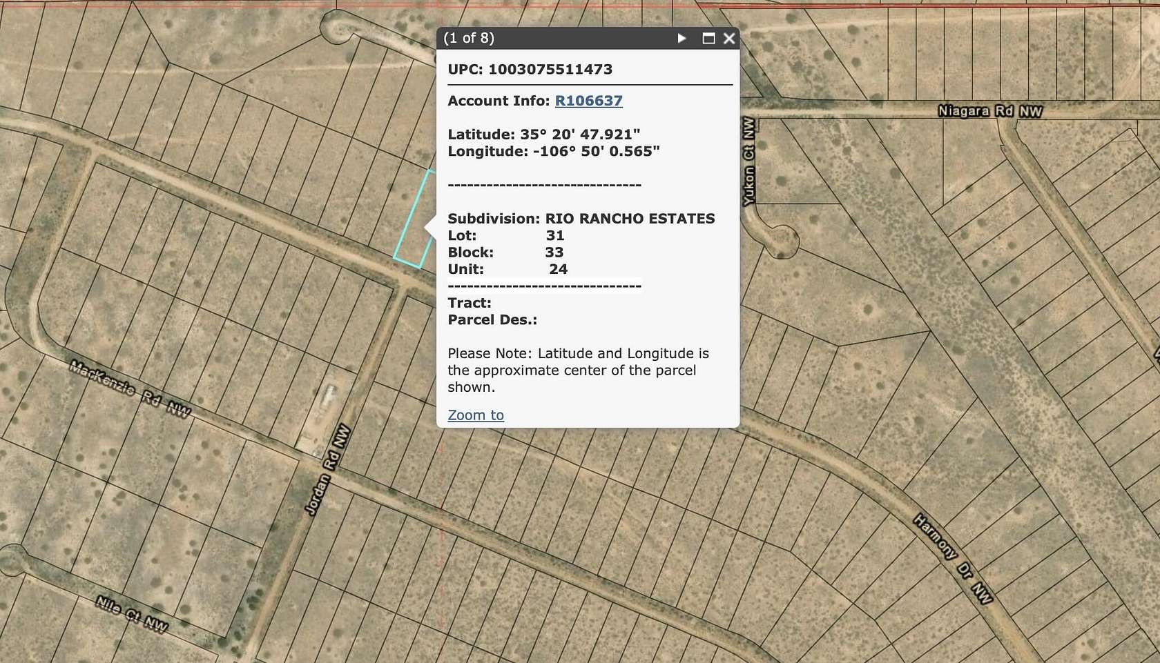 2 Acres of Land for Sale in Rio Rancho, New Mexico