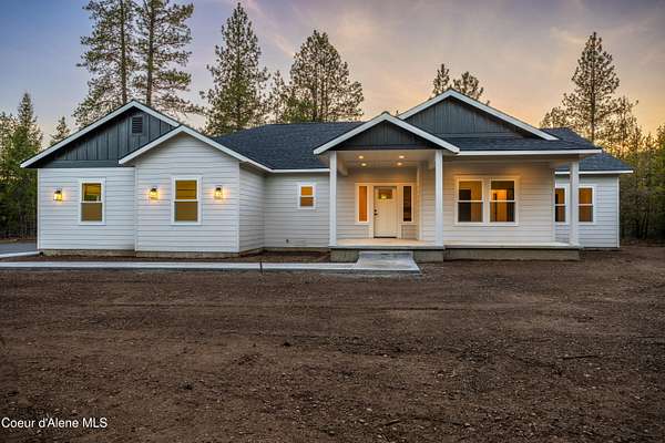 10 Acres of Land with Home for Sale in Spirit Lake, Idaho