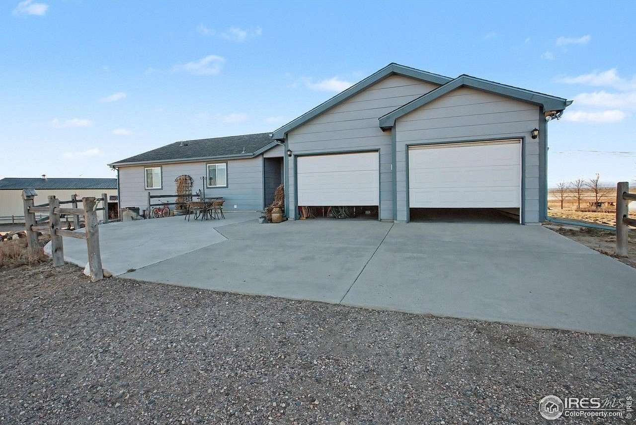 45.6 Acres of Agricultural Land with Home for Sale in Nunn, Colorado