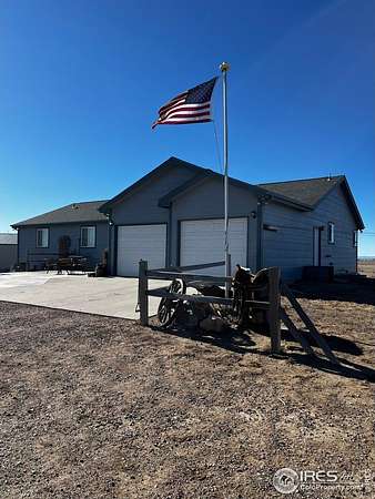 45.6 Acres of Agricultural Land with Home for Sale in Nunn, Colorado