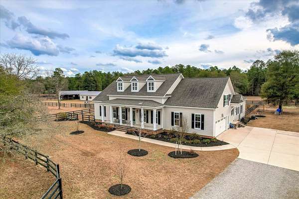 6.5 Acres of Land with Home for Sale in Aiken, South Carolina