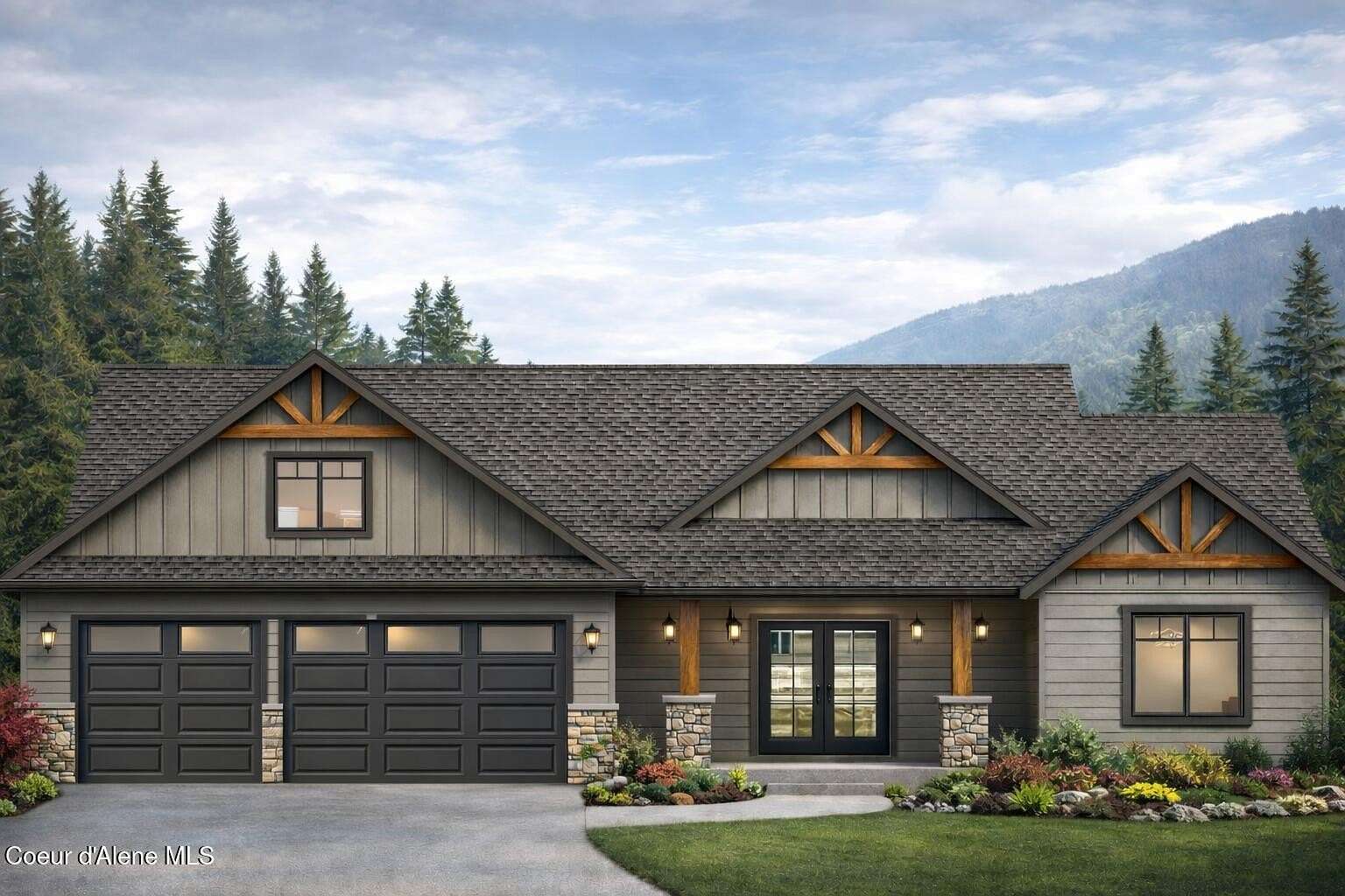 5 Acres of Residential Land with Home for Sale in Athol, Idaho