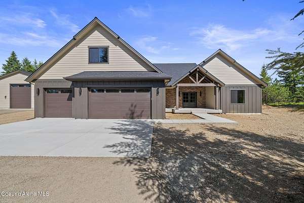 5 Acres of Land with Home for Sale in Athol, Idaho
