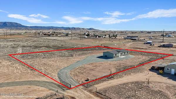 2 Acres of Residential Land with Home for Sale in Prescott Valley, Arizona