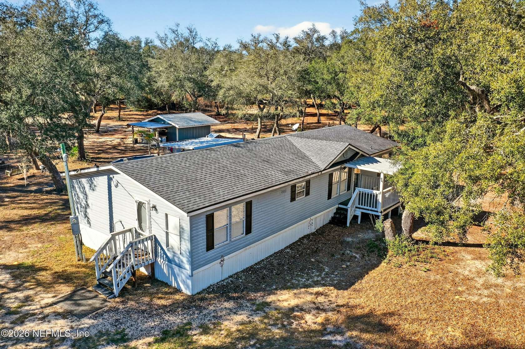 10.2 Acres of Land with Home for Sale in Keystone Heights, Florida