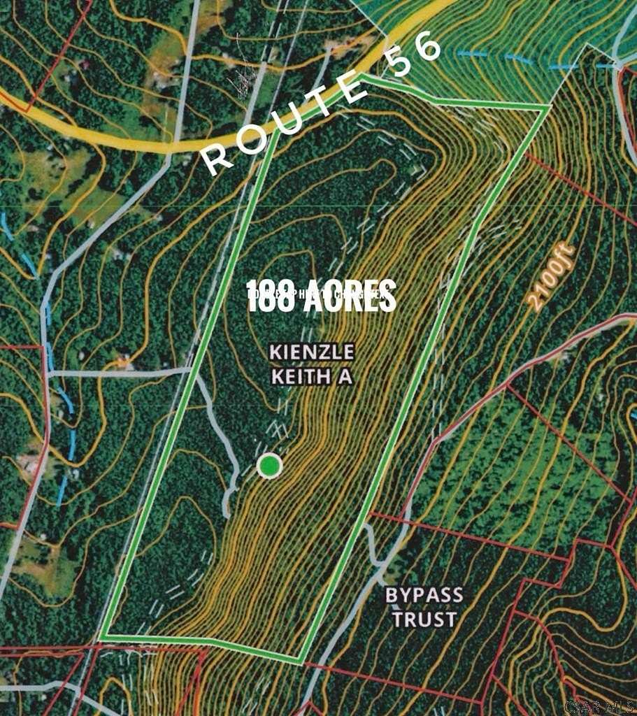 188 Acres of Recreational Land for Sale in Alum Bank, Pennsylvania