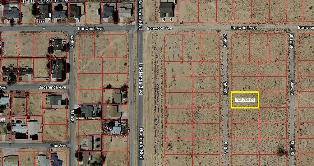 0.26 Acres of Residential Land for Sale in California City, California