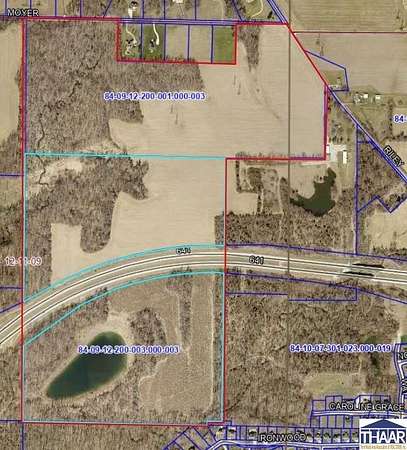 185 Acres of Land for Sale in Terre Haute, Indiana