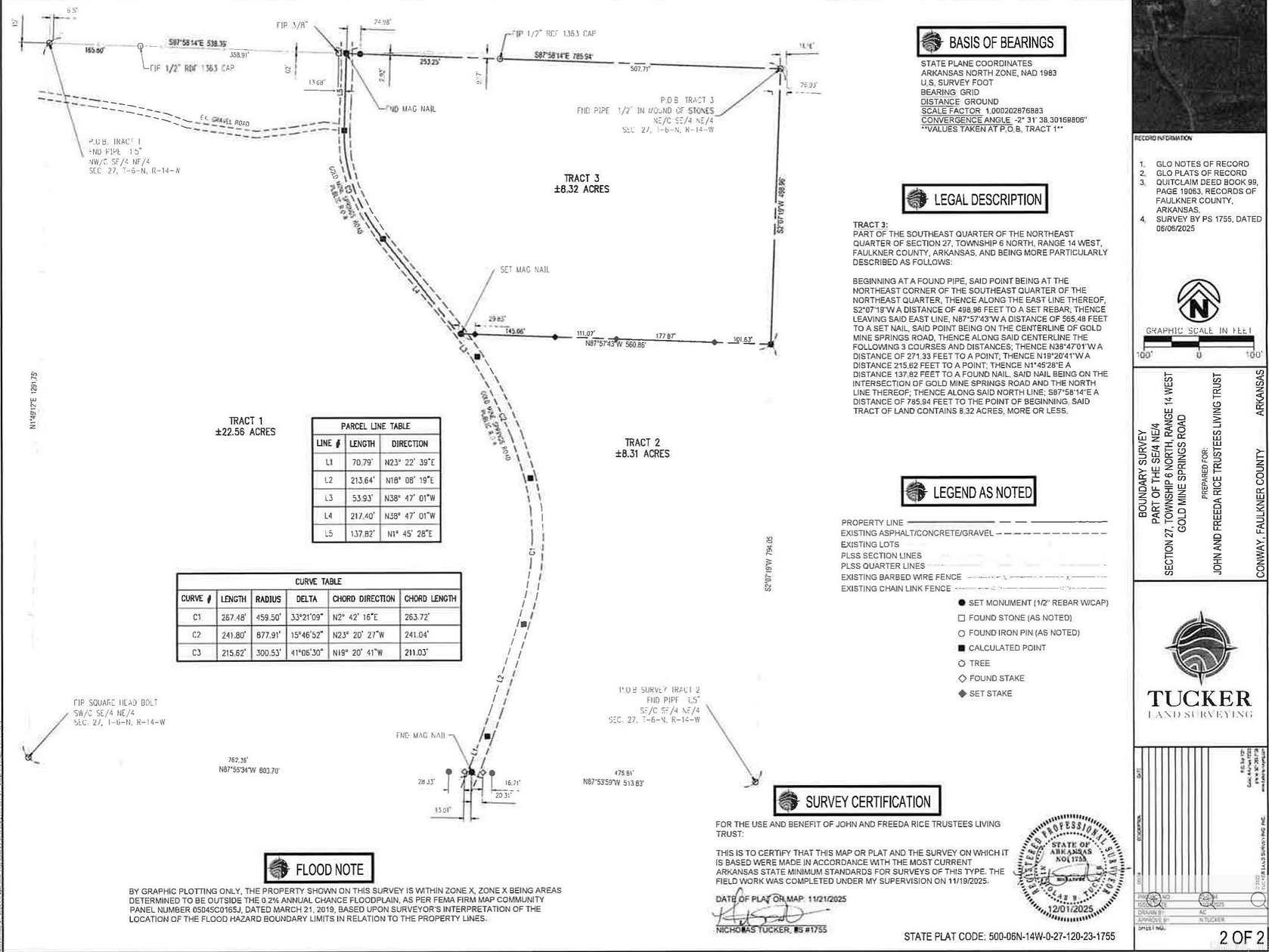 8.32 Acres of Residential Land for Sale in Conway, Arkansas