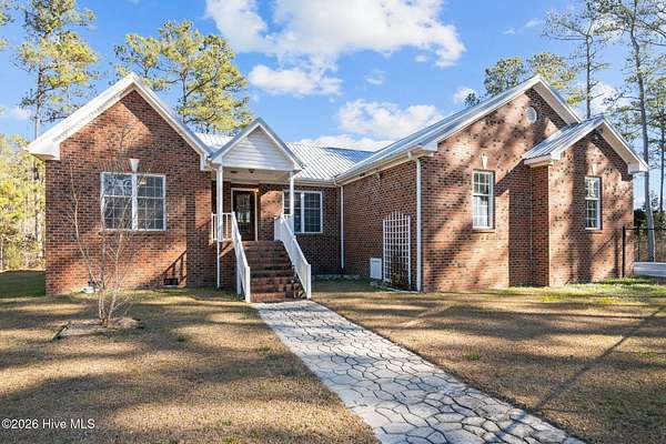 12.1 Acres of Land with Home for Sale in Aurora, North Carolina