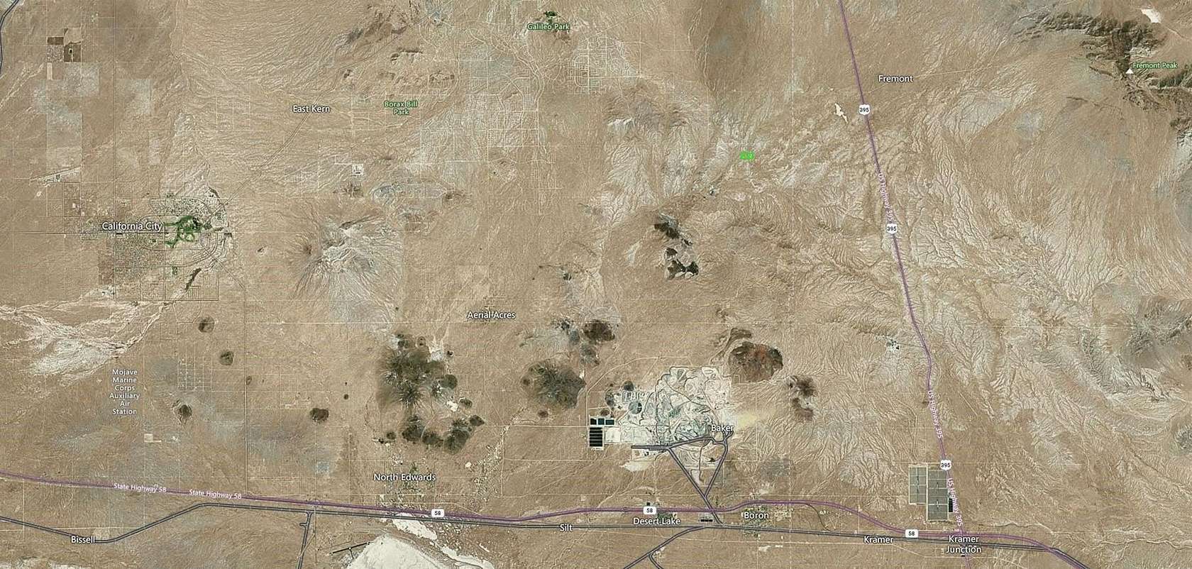27.8 Acres of Land for Sale in Boron, California