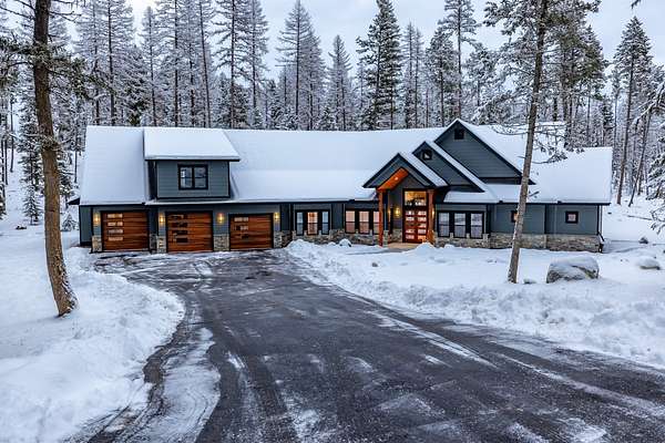 10 Acres of Residential Land with Home for Sale in Whitefish, Montana