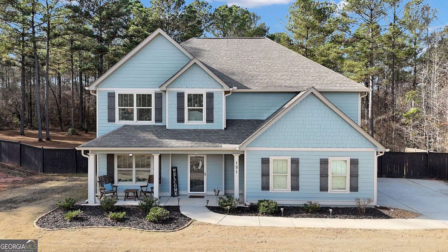 6.35 Acres of Land with Home for Sale in Hogansville, Georgia