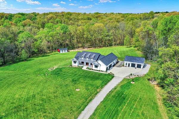 73.8 Acres of Land with Home for Sale in Bloomington, Indiana