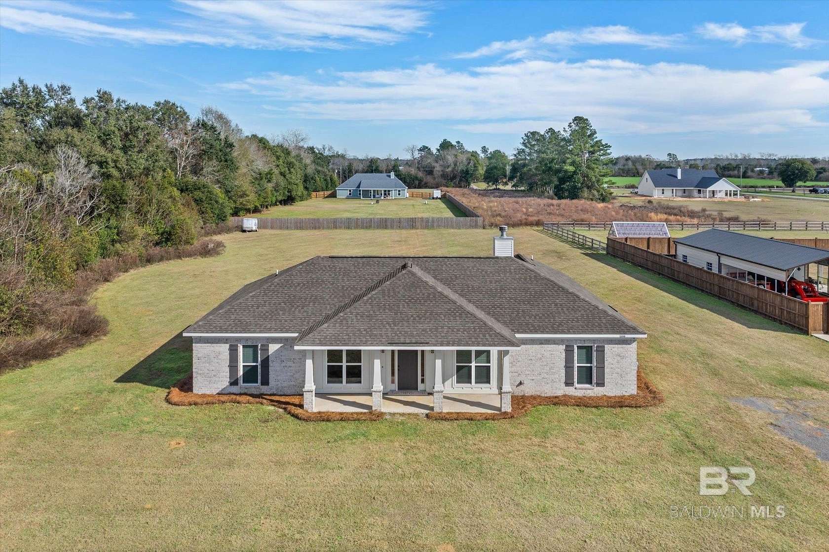 1.53 Acres of Land with Home for Sale in Elberta, Alabama