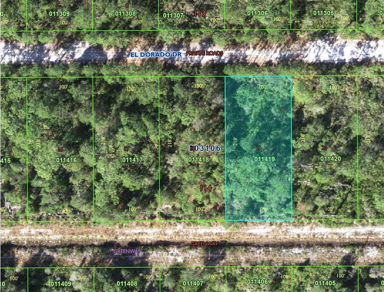 0.5 Acres of Land for Sale in Indian Lake Estates, Florida