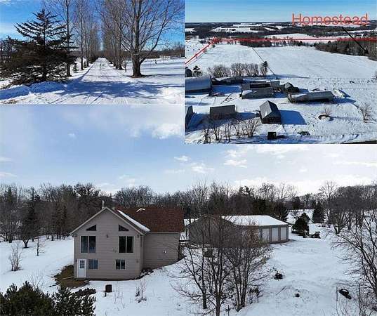 60.4 Acres of Land with Home for Sale in Mayhew Lake Township, Minnesota