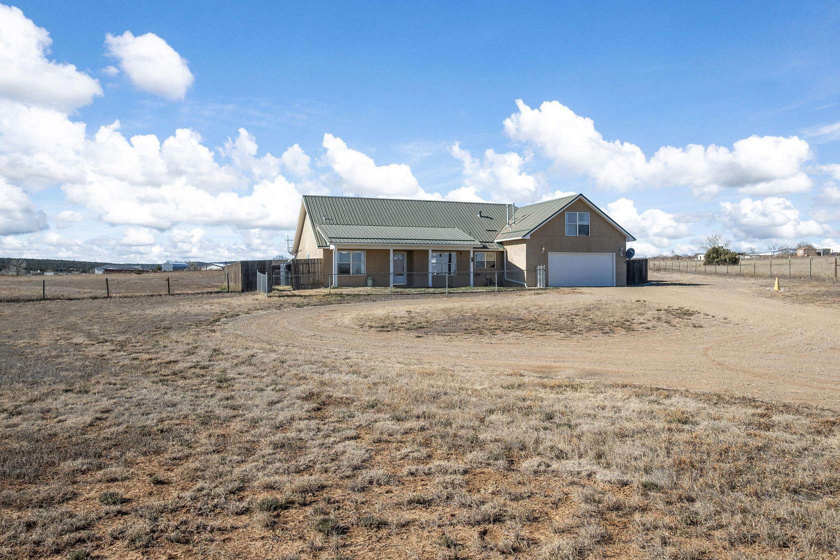 5 Acres of Residential Land with Home for Sale in Edgewood, New Mexico