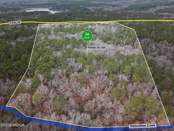 34.6 Acres of Recreational Land for Sale in Forsyth, Georgia