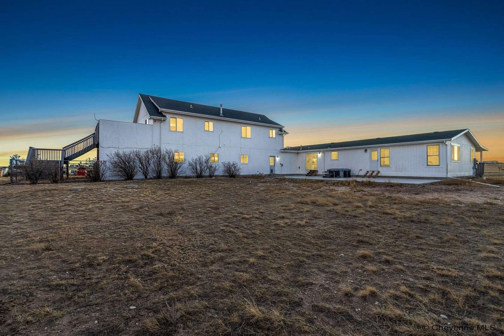 9.8 Acres of Land with Home for Sale in Cheyenne, Wyoming