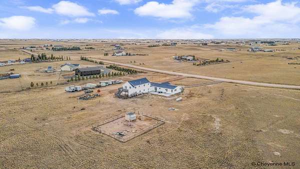 9.8 Acres of Land with Home for Sale in Cheyenne, Wyoming