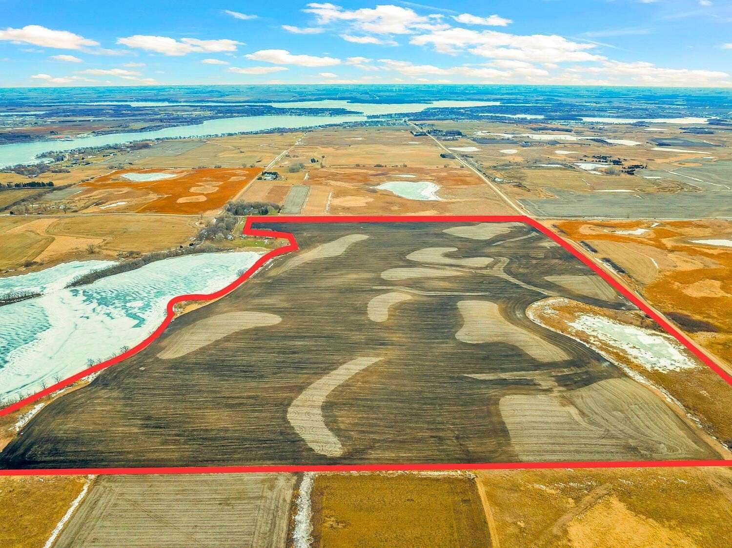 163 Acres of Agricultural & Residential Land for Sale in Spirit Lake, Iowa