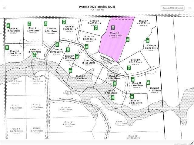 5.19 Acres of Residential Land for Sale in Colbert, Oklahoma