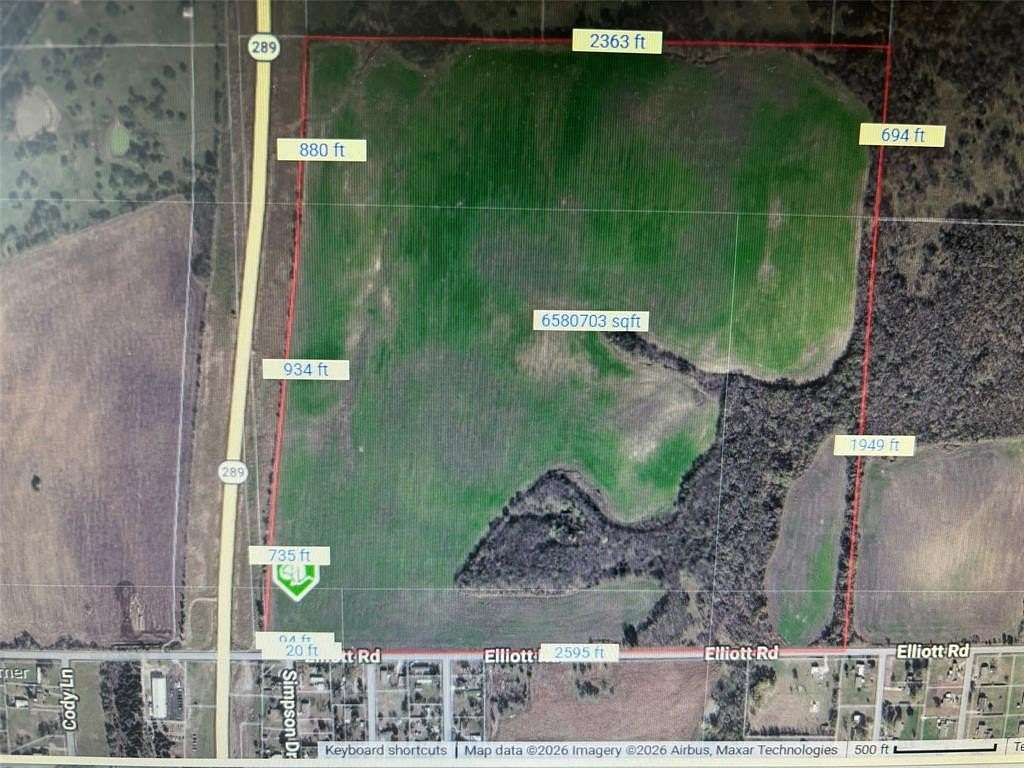 151 Acres of Land for Sale in Sherman, Texas