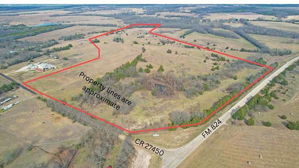 57.5 Acres of Land for Sale in Honey Grove, Texas