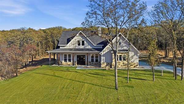 2 Acres of Residential Land with Home for Sale in Poolville, Texas