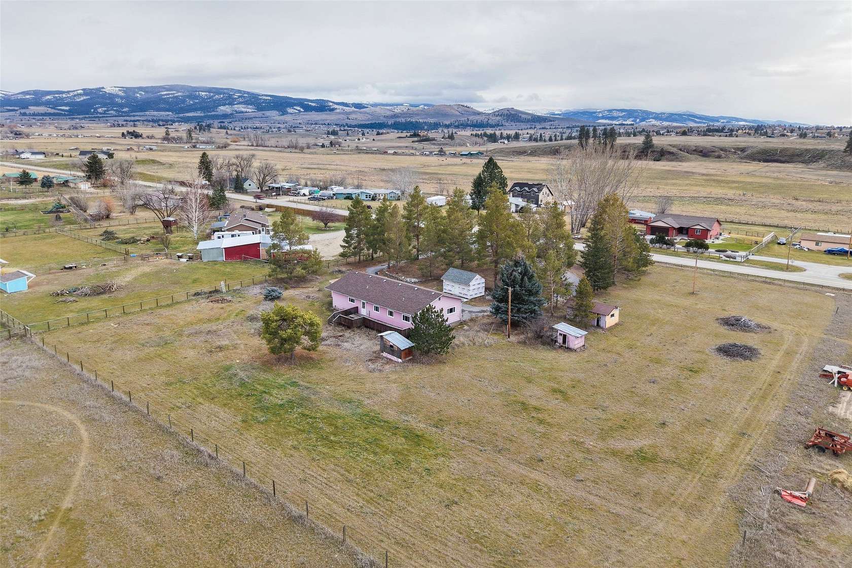 2 Acres of Residential Land with Home for Sale in Stevensville, Montana