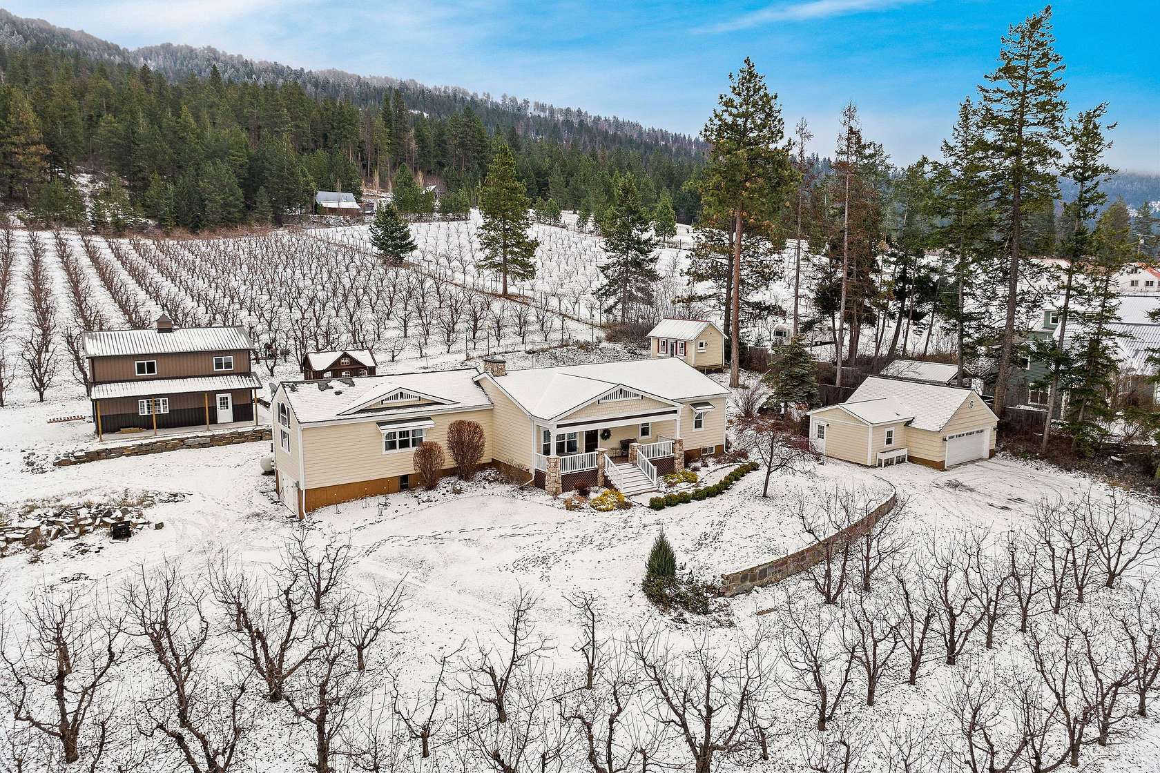 7 Acres of Residential Land with Home for Sale in Bigfork, Montana