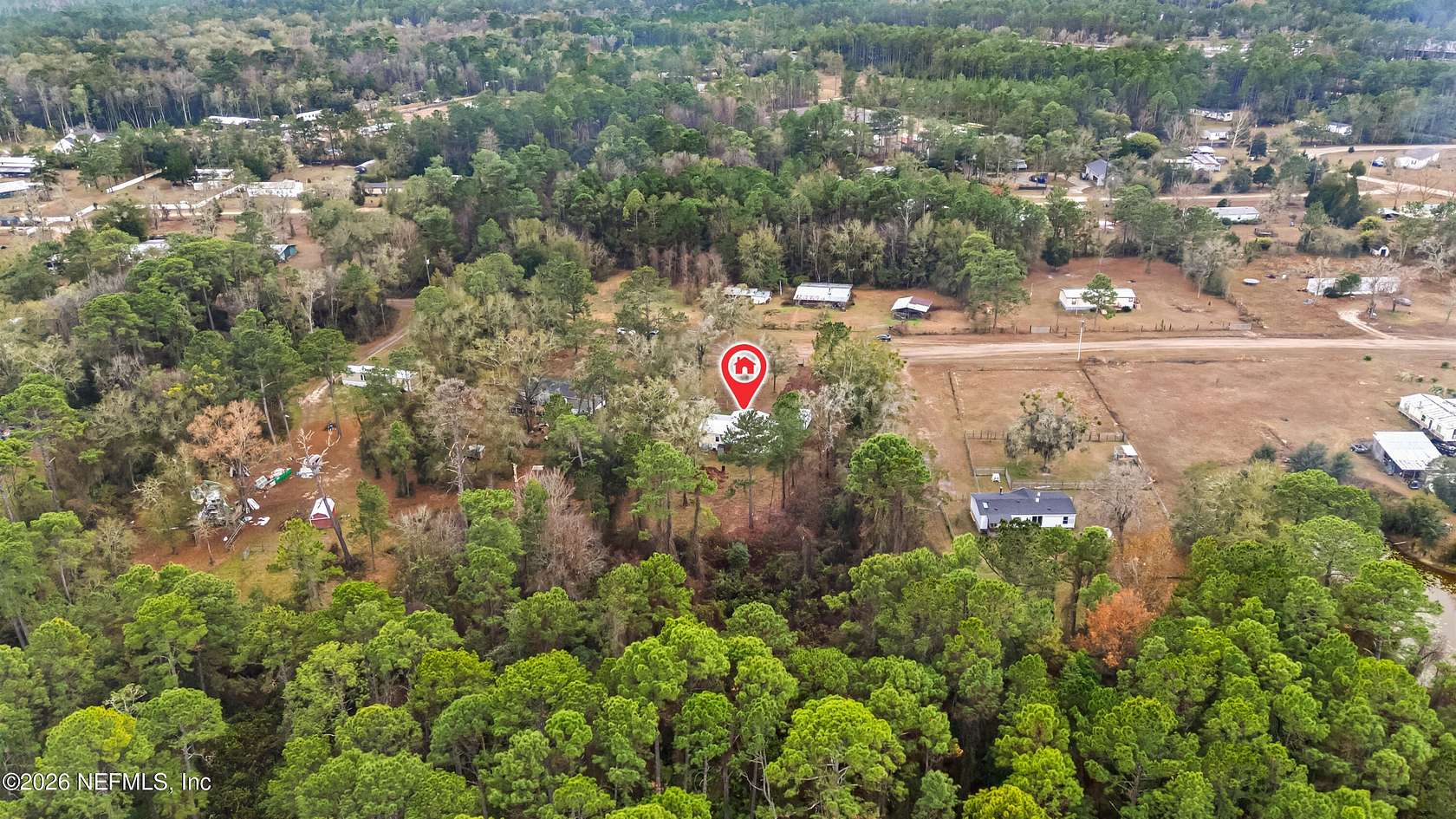 2.2 Acres of Land with Home for Sale in Middleburg, Florida