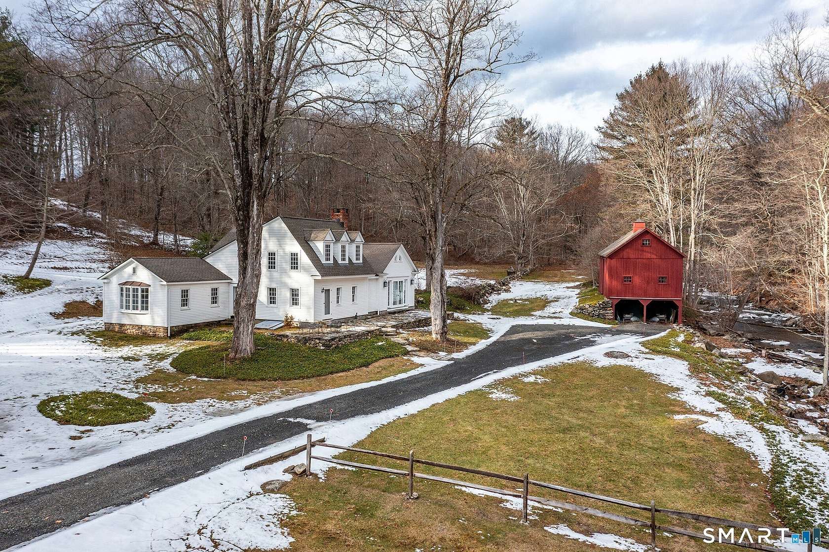 8 Acres of Land with Home for Sale in New Milford, Connecticut