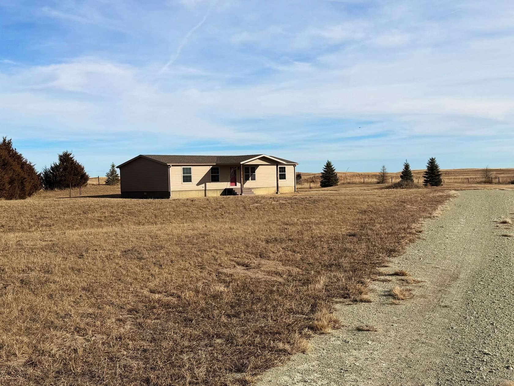 8 Acres of Residential Land with Home for Sale in Ainsworth, Nebraska