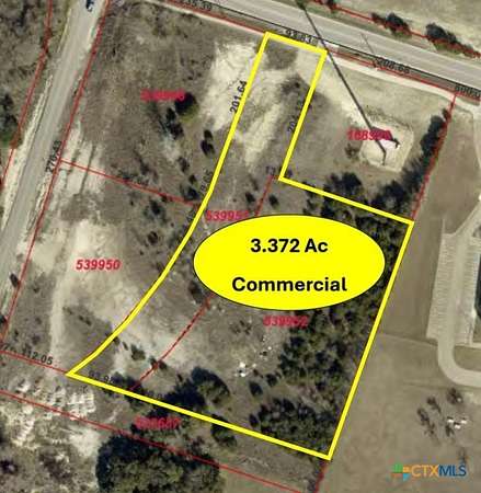 3.37 Acres of Commercial Land for Sale in Nolanville, Texas