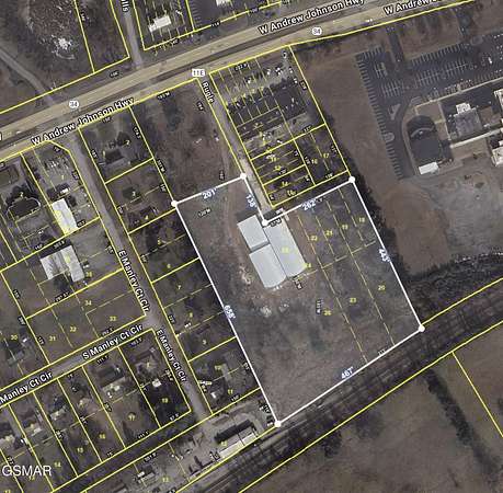 6.5 Acres of Improved Commercial Land for Sale in Morristown, Tennessee