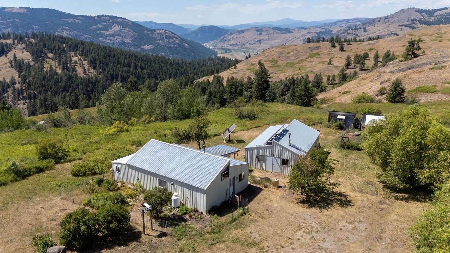 27.8 Acres of Recreational Land with Home for Sale in Curlew, Washington